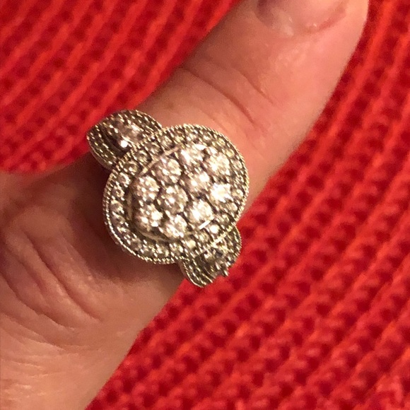 Jewelry - Stunning ⭐️💎 SS AAA CZ ring!!!